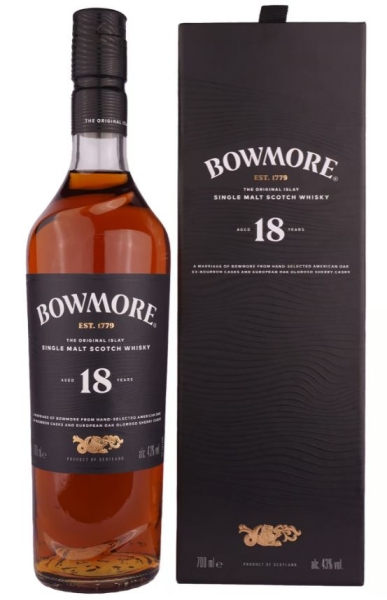 Image sur Bowmore 18 Years (New Edition) 43° 0.7L